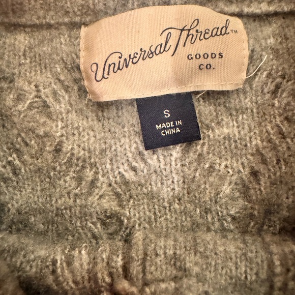 Cable Knit Cardigan w/ Gold Buttons 3/$30 - Picture 3 of 5